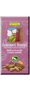 Gebrannte Mandel Vollmilchschokolade Bio