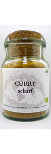 Curry scharf Bio im Korkenglas